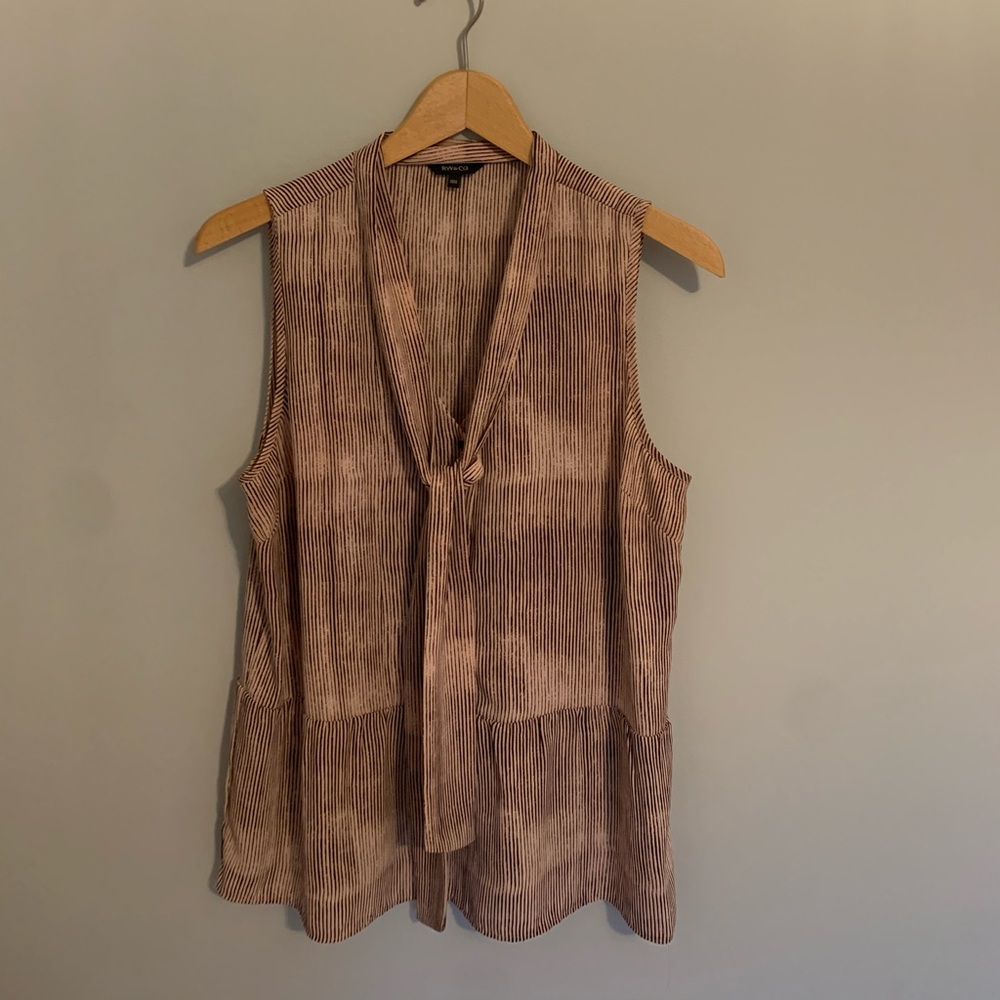 RW&CO Blouse with Neck Tie